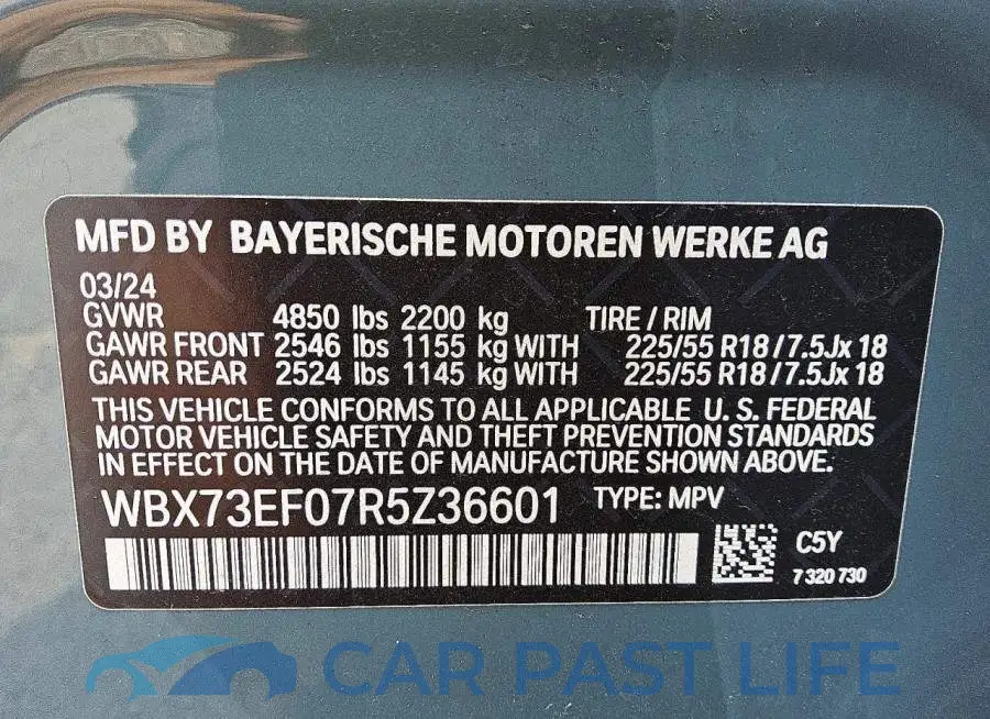 WBX73EF07R5Z36601# 12