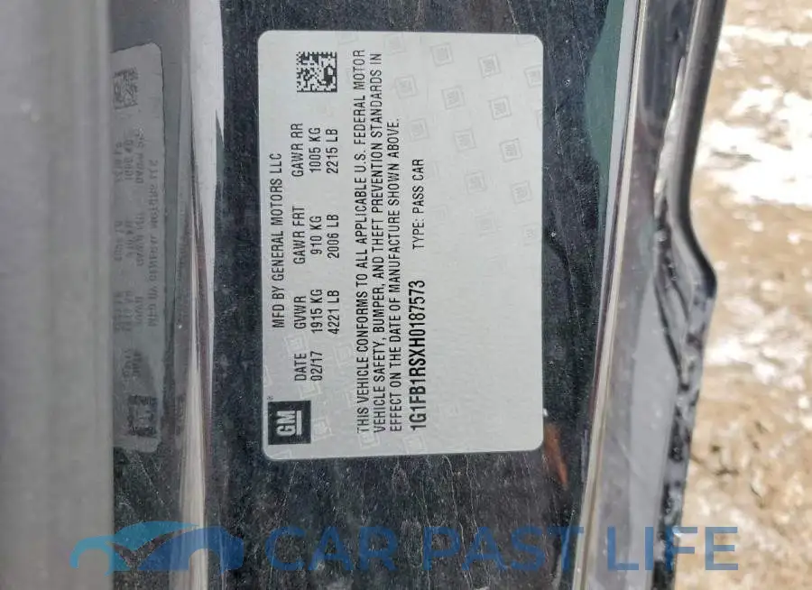 1G1FB1RSXH0187573# 12