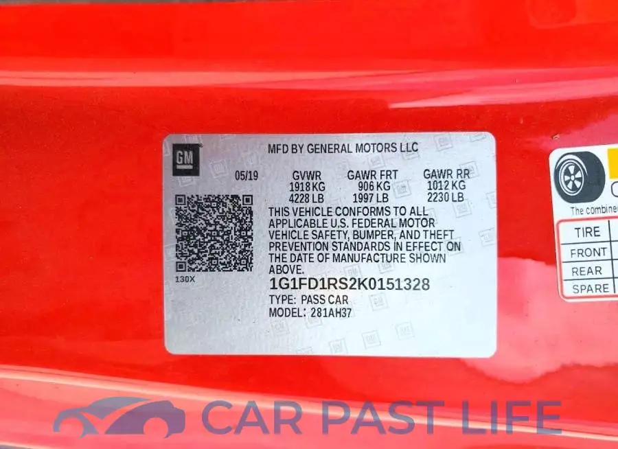 1G1FD1RS2K0151328# 12