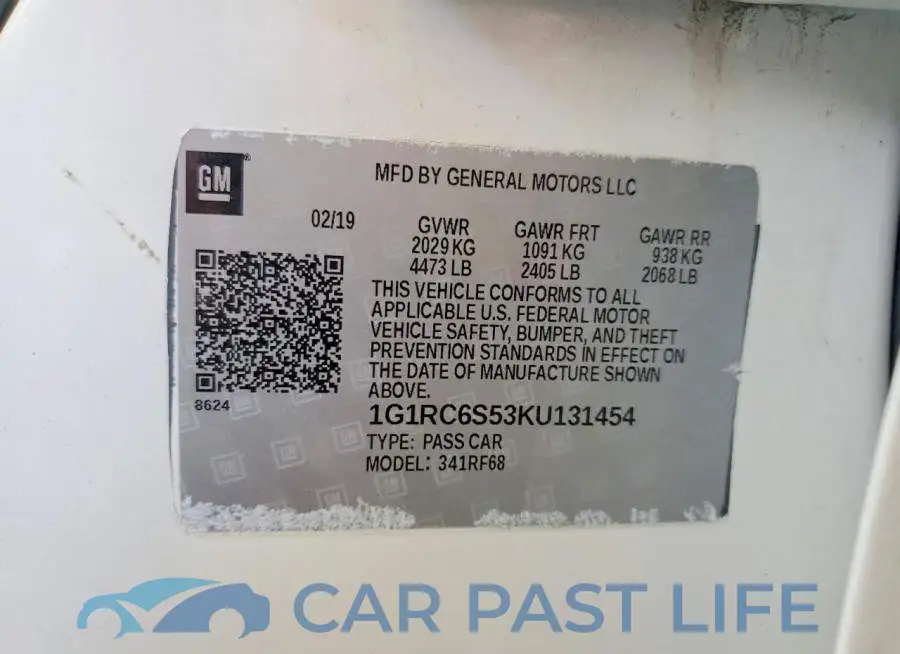 1G1RC6S53KU131454# 12