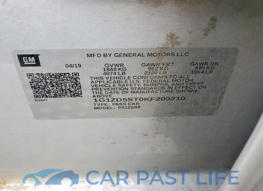 1G1ZD5ST0KF200210# 12