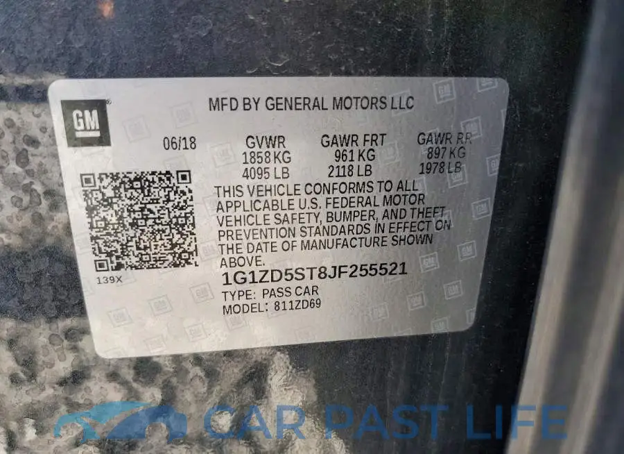 1G1ZD5ST8JF255521# 12