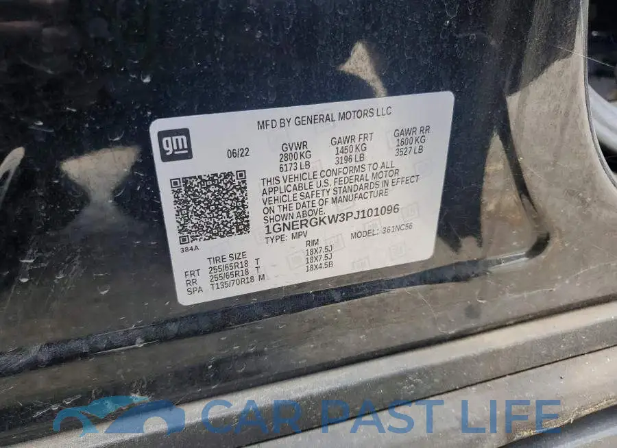 1GNERGKW3PJ101096# 14