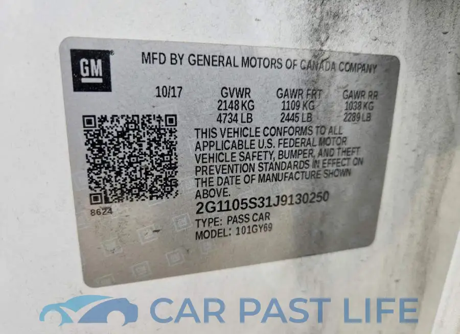 2G1105S31J9130250# 12