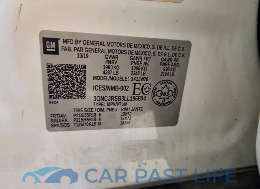 3GNCJRSB3LL196804# 13