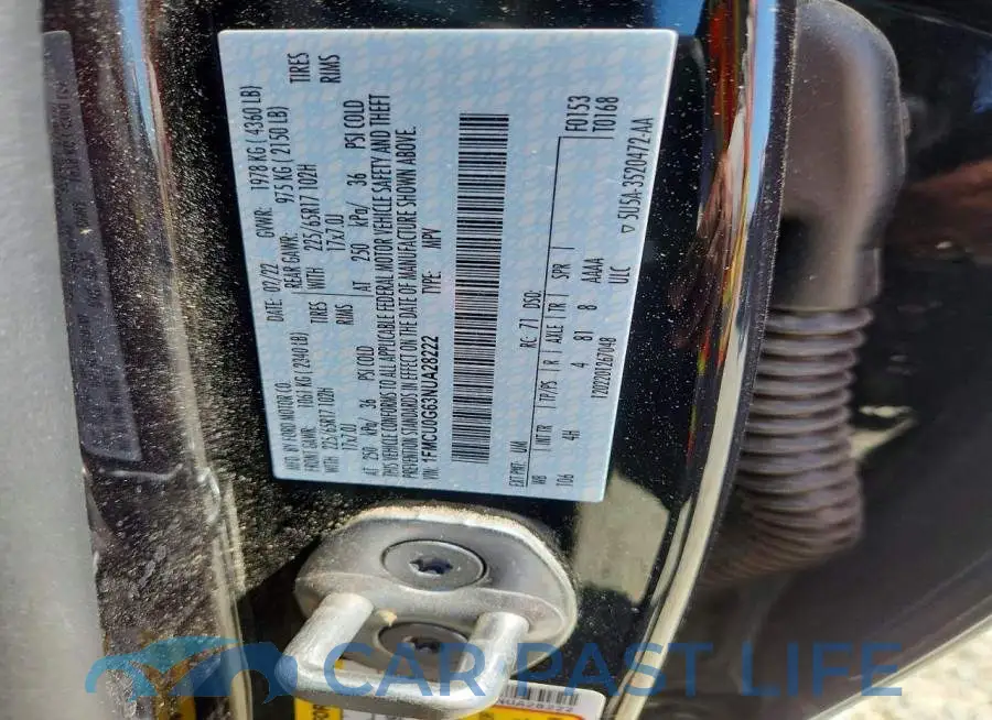 1FMCU0G63NUA28222# 12