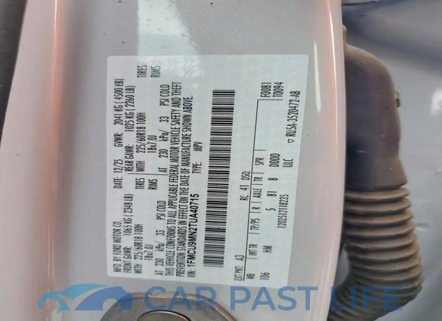 1FMCU9MN2TUA40715# 13