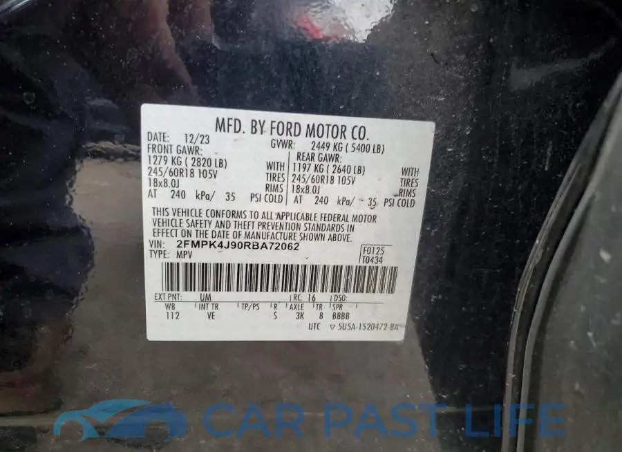 2FMPK4J90RBA72062# 13