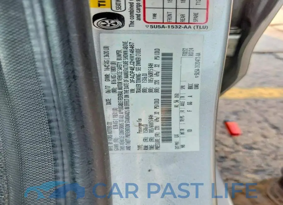 3FADP4EJ2HM146467# 12