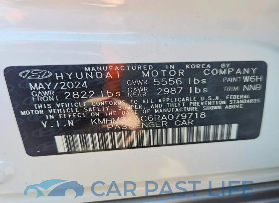 KMHM34AC6RA079718# 13
