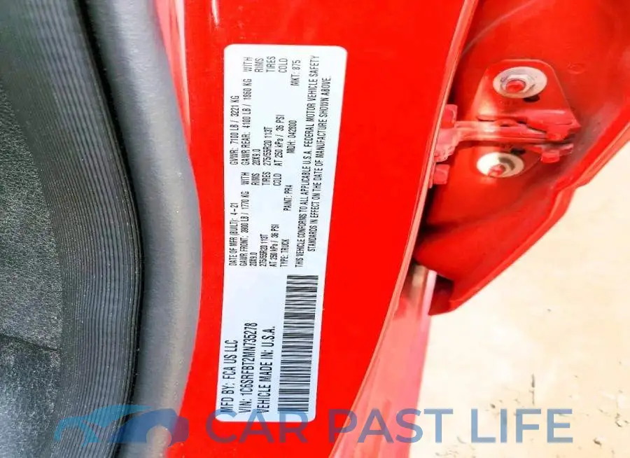 1C6SRFBT2MN735278# 12
