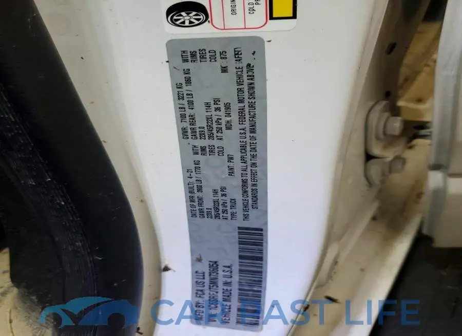 1C6SRFJT5MN736054# 12