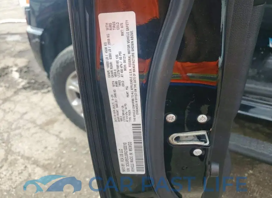 3C6UR5DJ8RG102010# 12