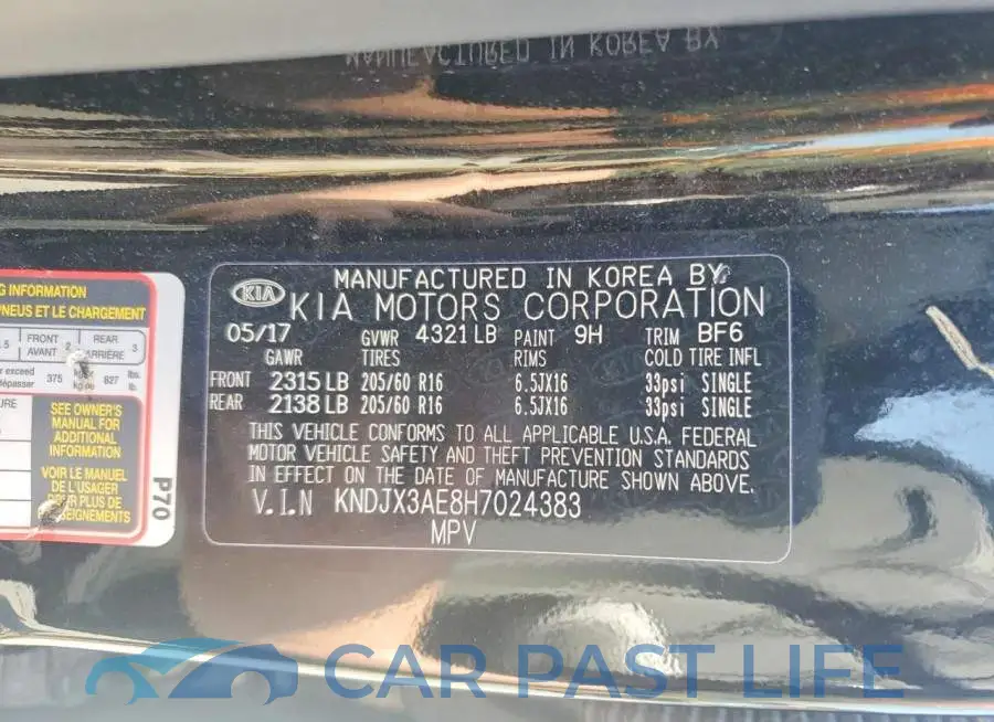 KNDJX3AE8H7024383# 12