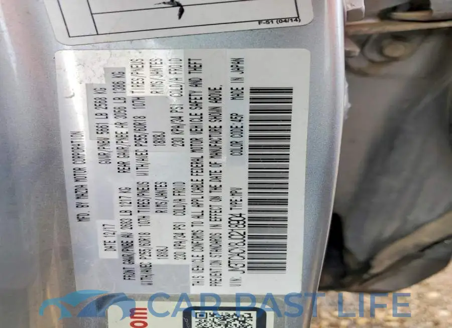 JM3TCACY8J0218904# 13