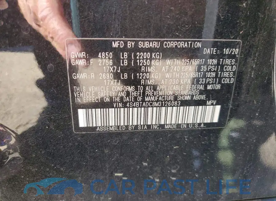 4S4BTADC8M3126083# 12