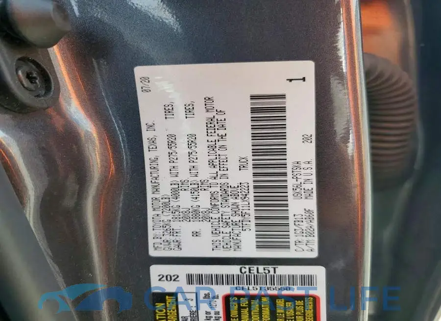 5TFDY5F11LX942223# 12