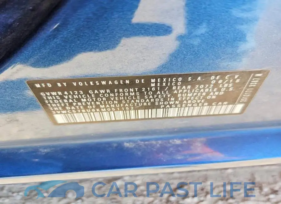 3VWC57BU6KM051152# 12