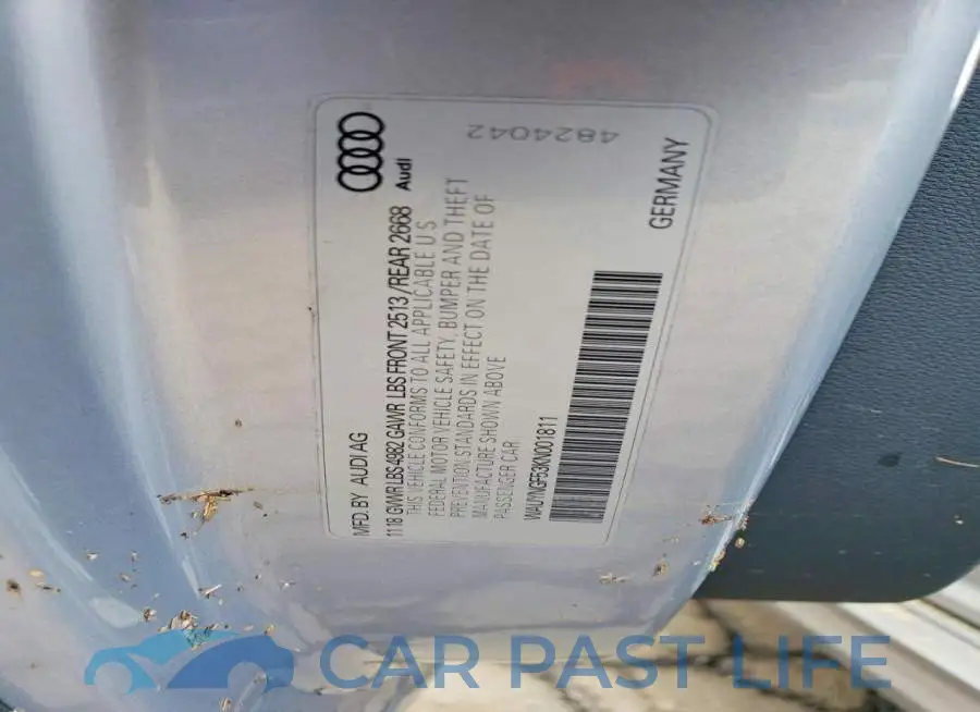 WAUYNGF53KN001811# 13