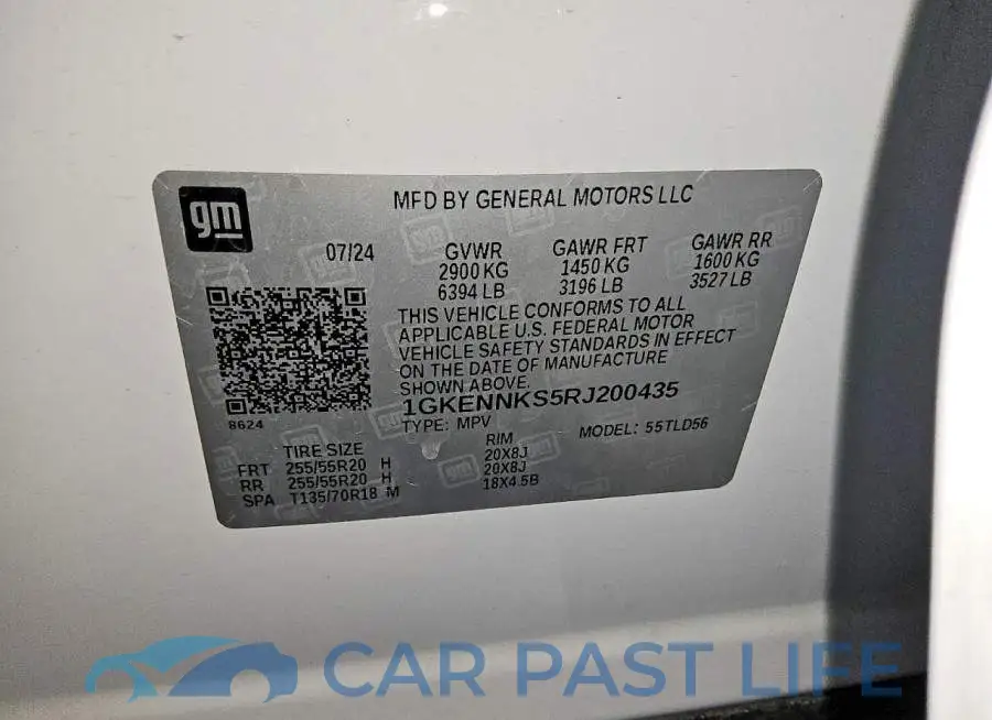 1GKENNKS5RJ200435# 13