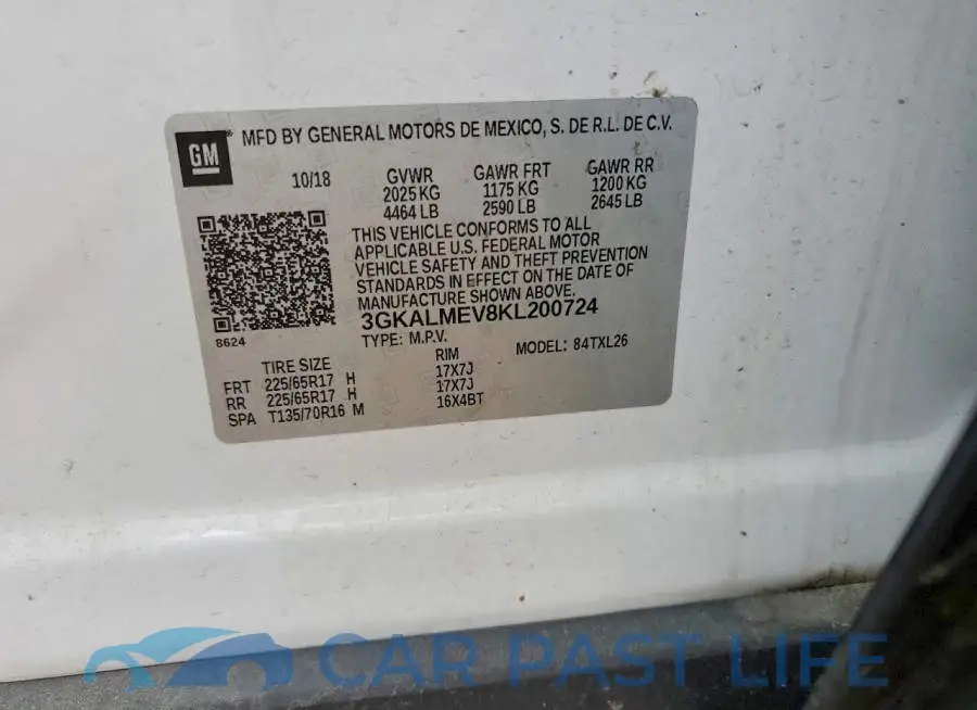 3GKALMEV8KL200724# 12