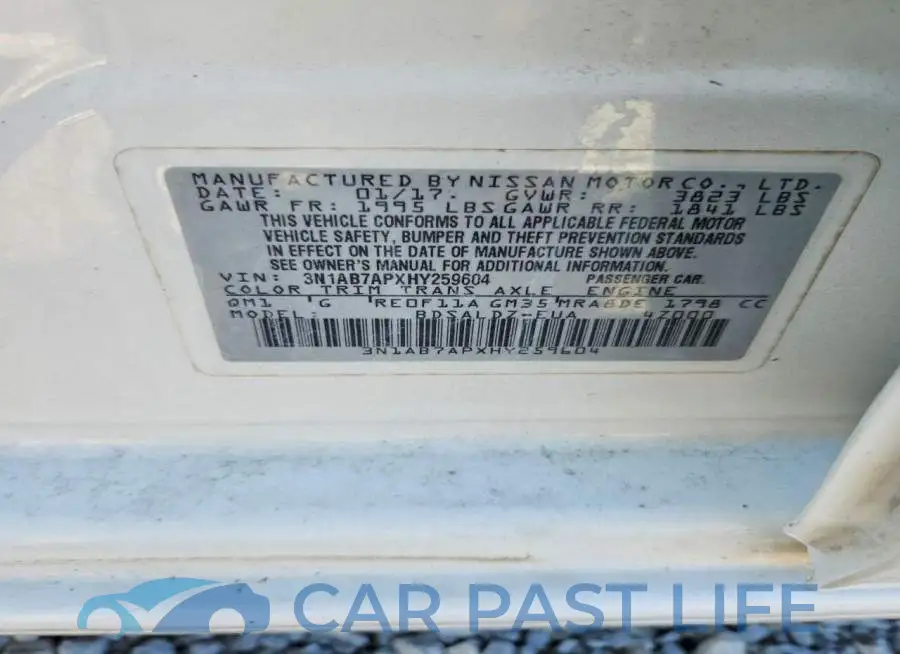 3N1AB7APXHY259604# 13