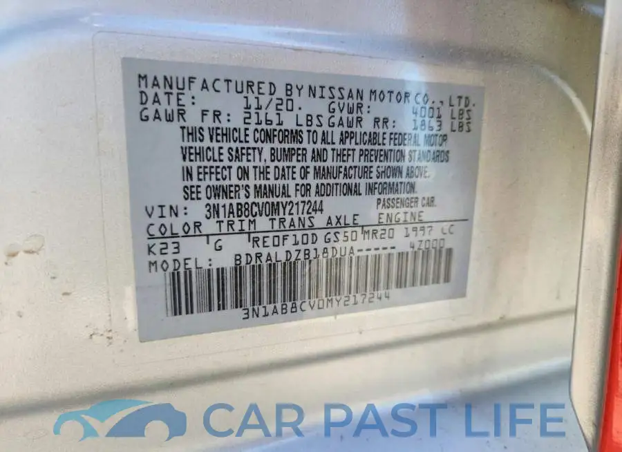 3N1AB8CV0MY217244# 12