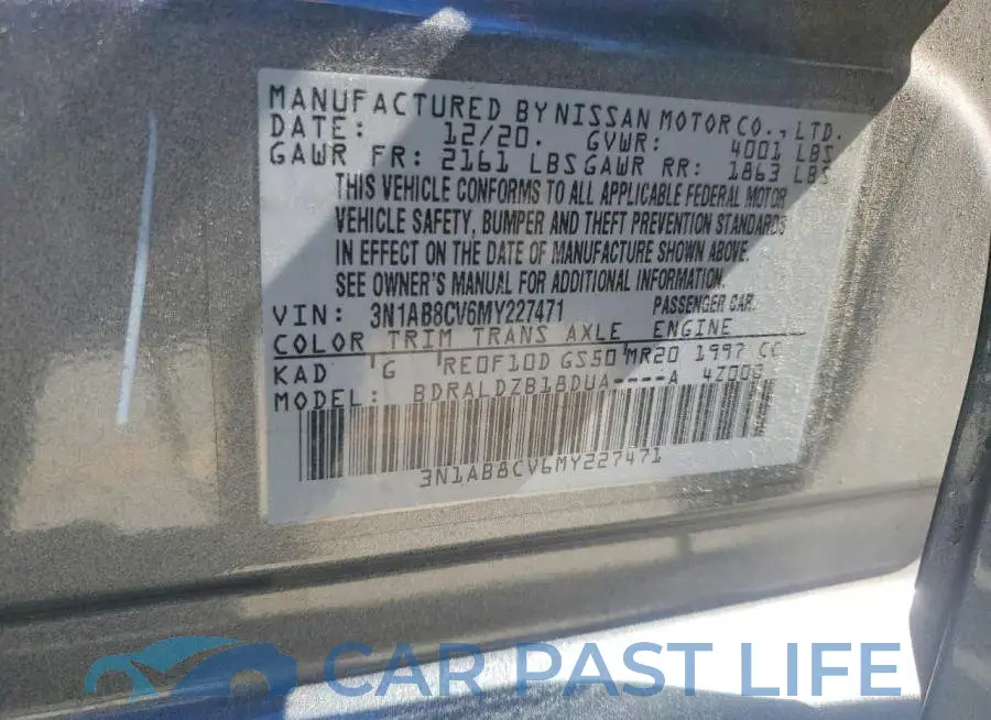 3N1AB8CV6MY227471# 12