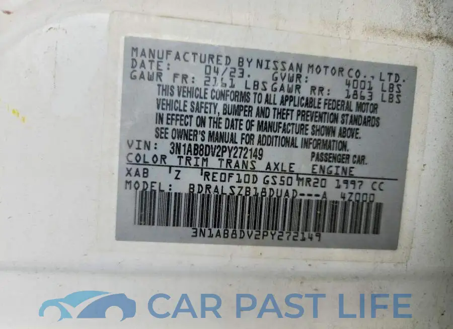 3N1AB8DV2PY272149# 13