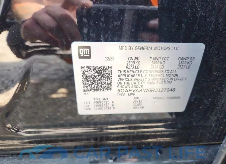 5GAEVAKW6RJ127648# 12