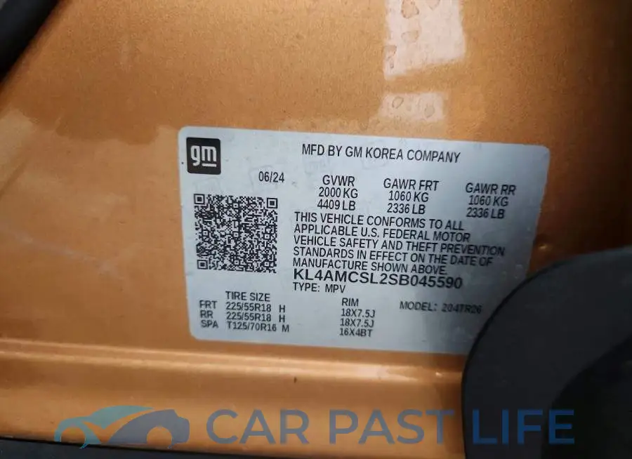 KL4AMCSL2SB045590# 12