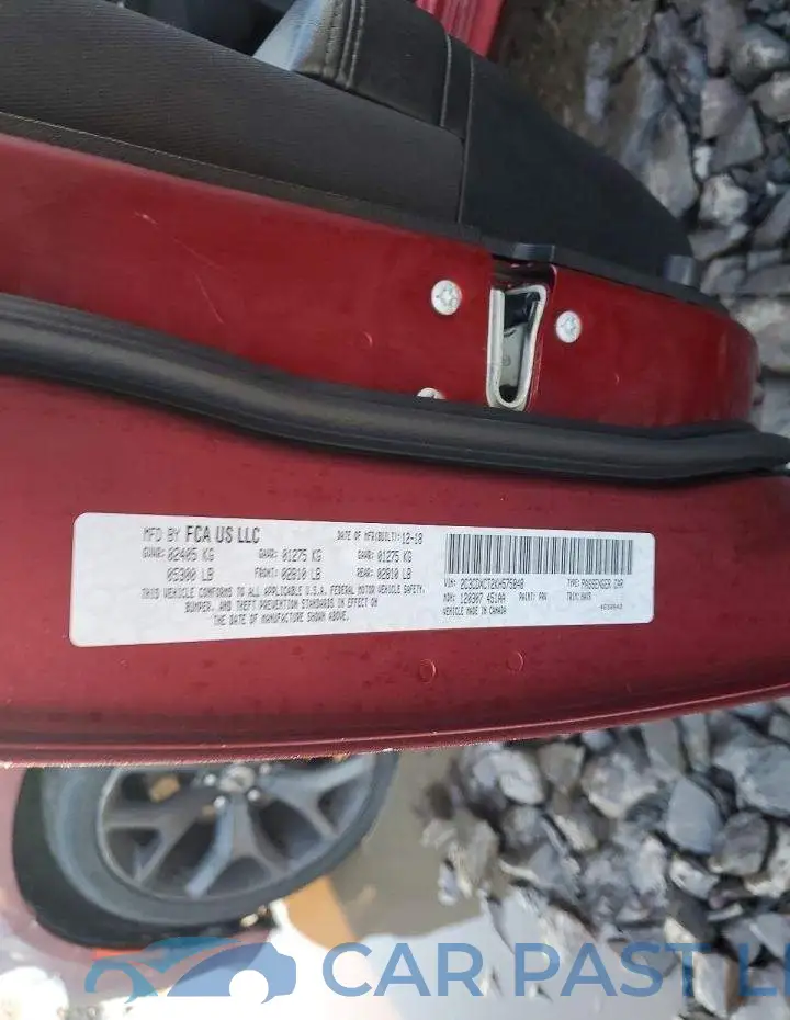 2C3CDXCT2KH575848# 12