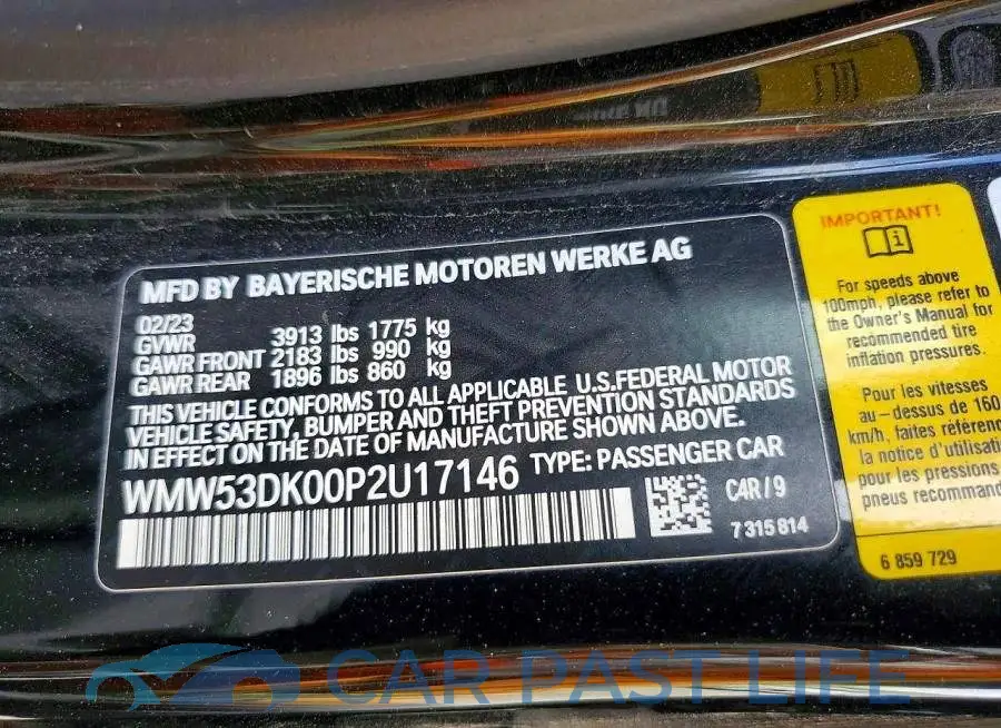 WMW53DK00P2U17146# 13