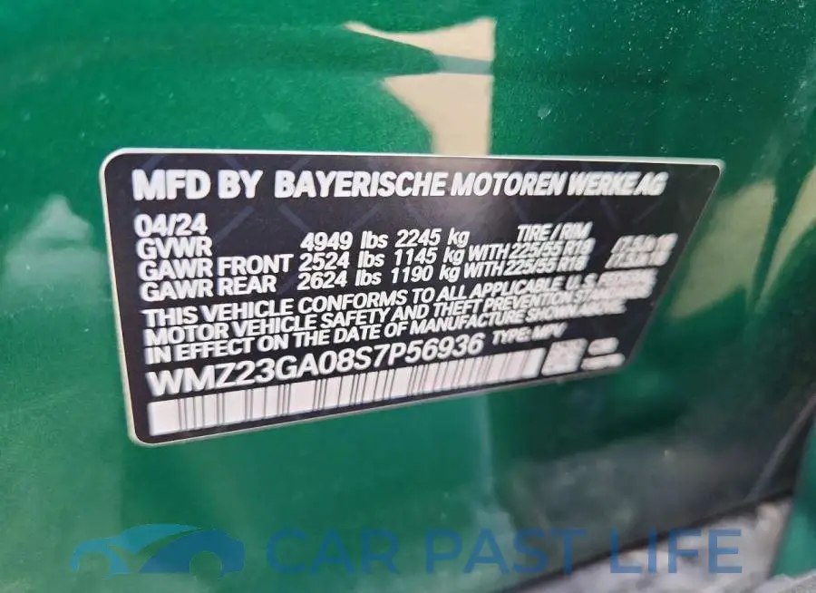 WMZ23GA08S7P56936# 13
