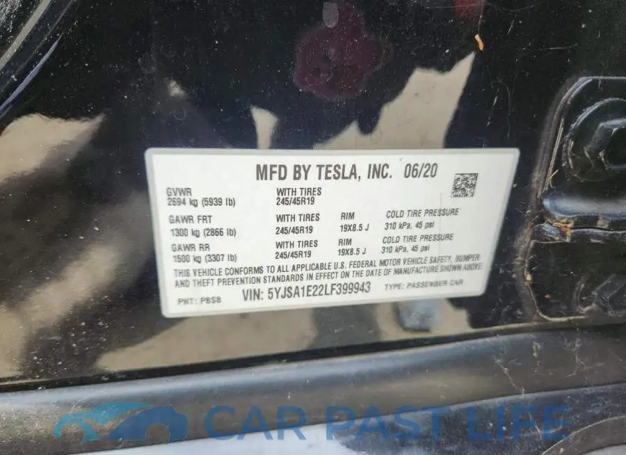 5YJSA1E22LF399943# 12