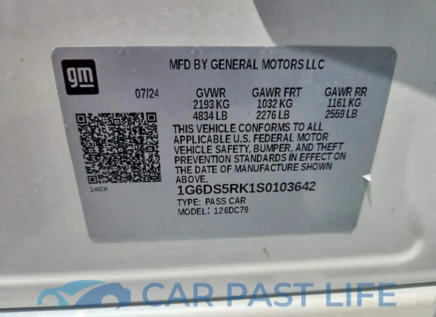 1G6DS5RK1S0103642# 12