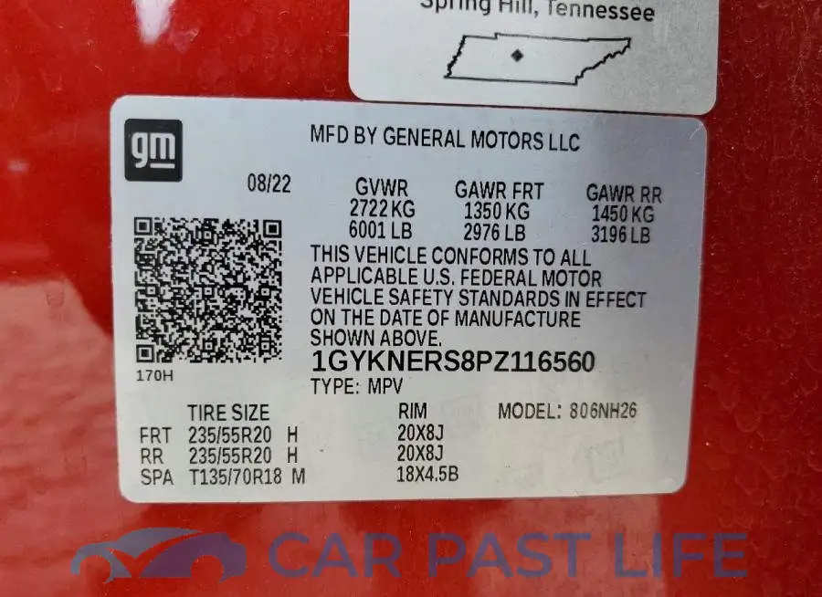 1GYKNERS8PZ116560# 14