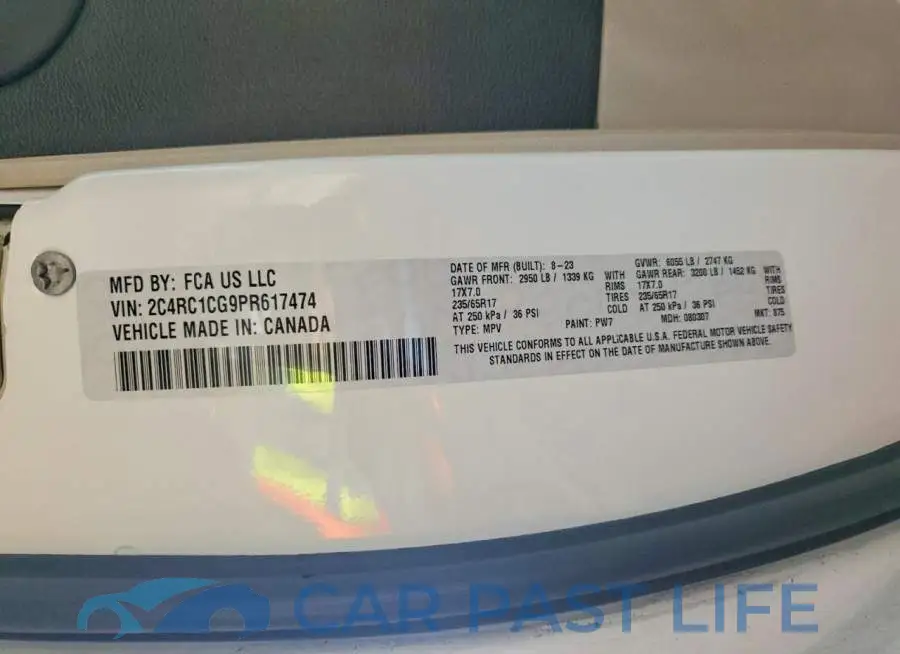 2C4RC1CG9PR617474# 13