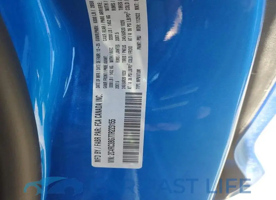 2C4RC3BG7TR223155# 13