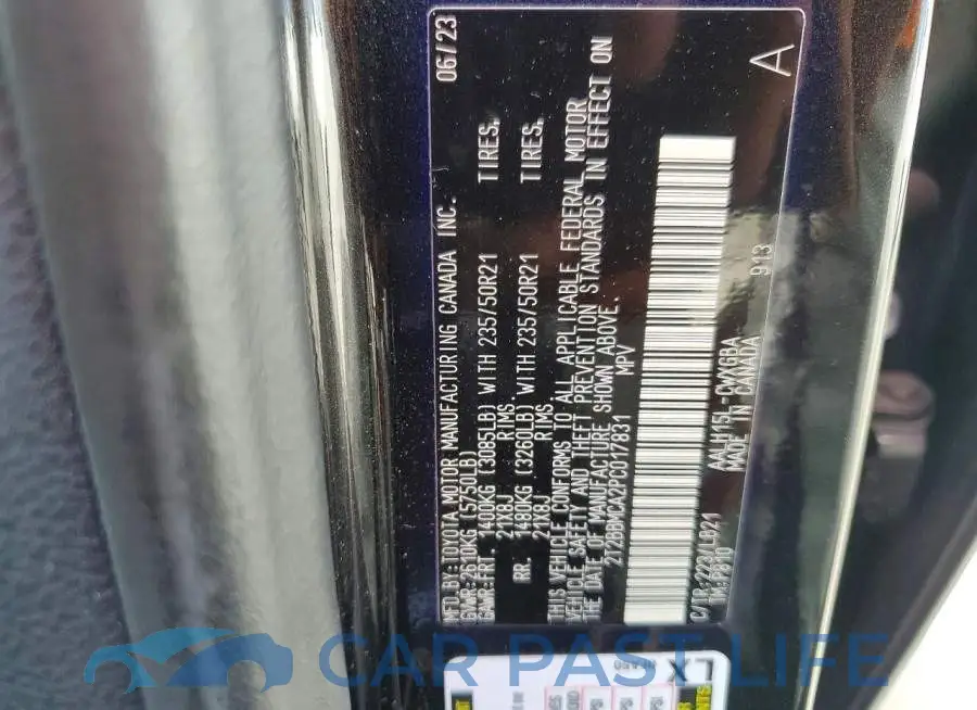 2T2BBMCA2PC017831# 14