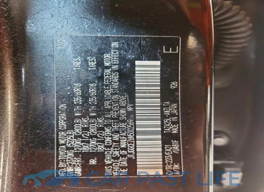 JTJGGCEZ6N5002569# 13
