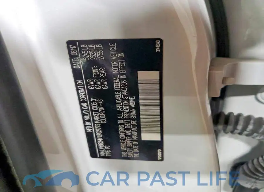 LVY982MK1JP027779# 12