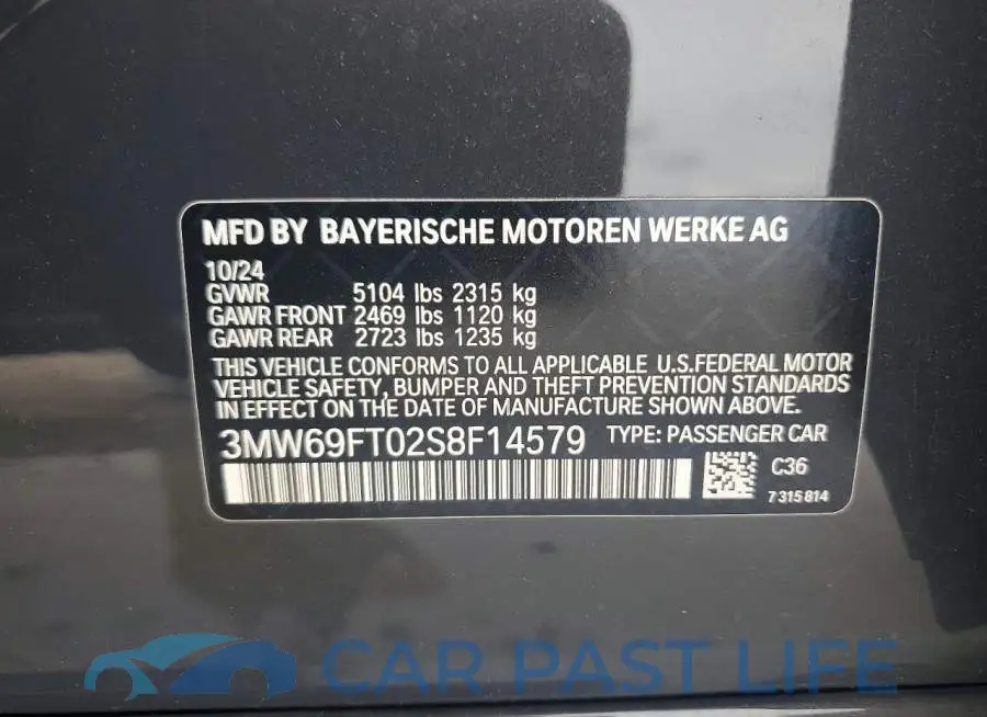 3MW69FT02S8F14579# 12