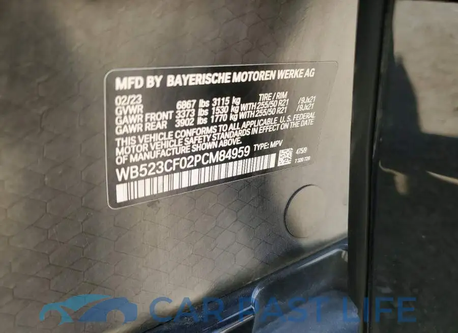 WB523CF02PCM84959# 14