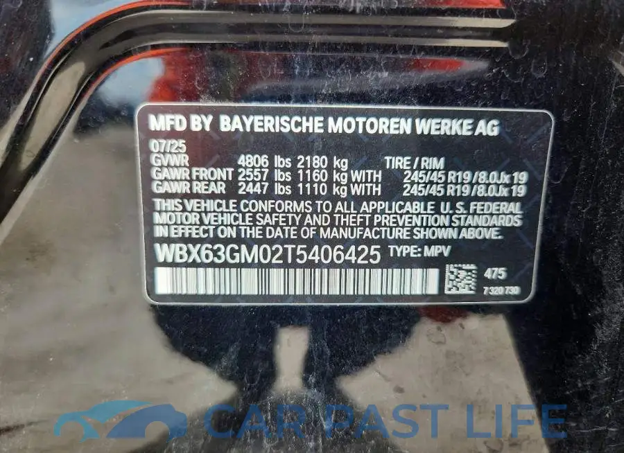WBX63GM02T5406425# 13