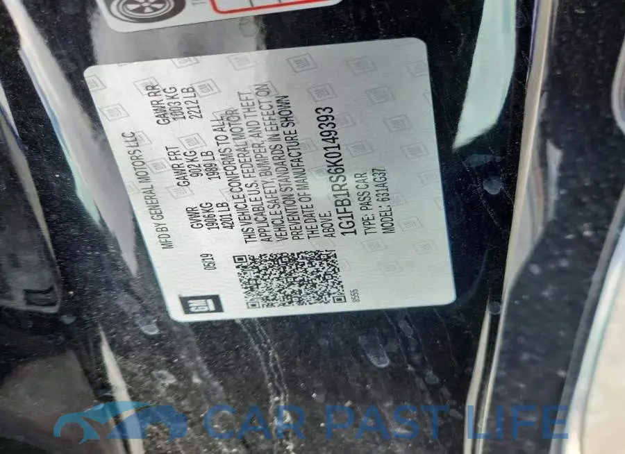 1G1FB1RS6K0149393# 12