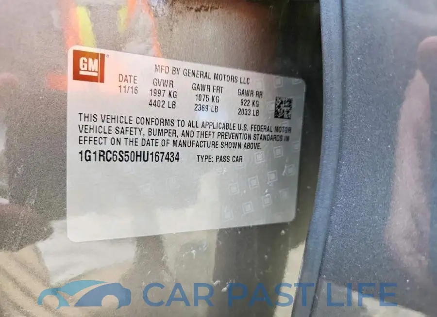 1G1RC6S50HU167434# 12