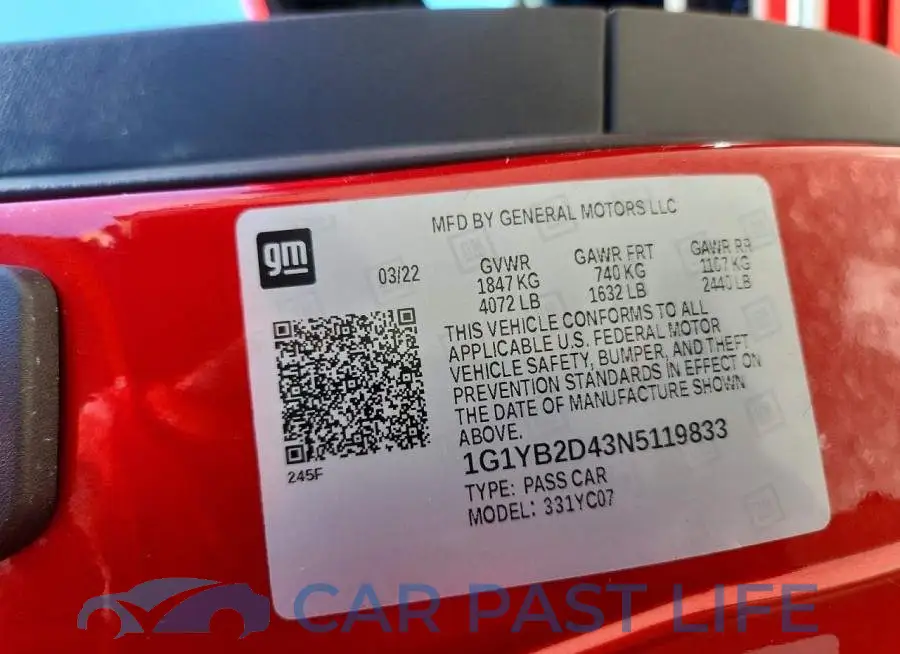 1G1YB2D43N5119833# 12