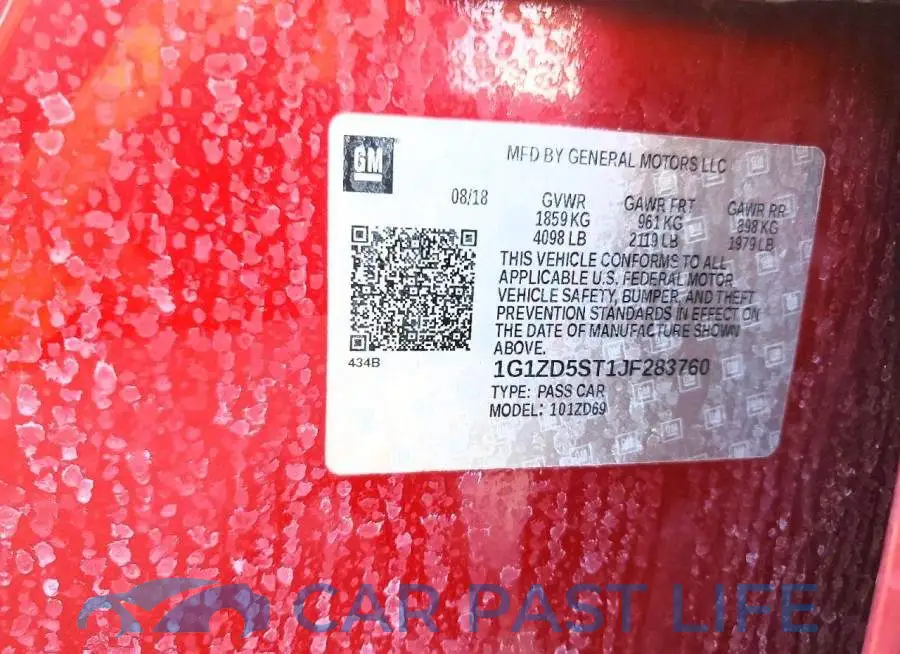 1G1ZD5ST1JF283760# 12