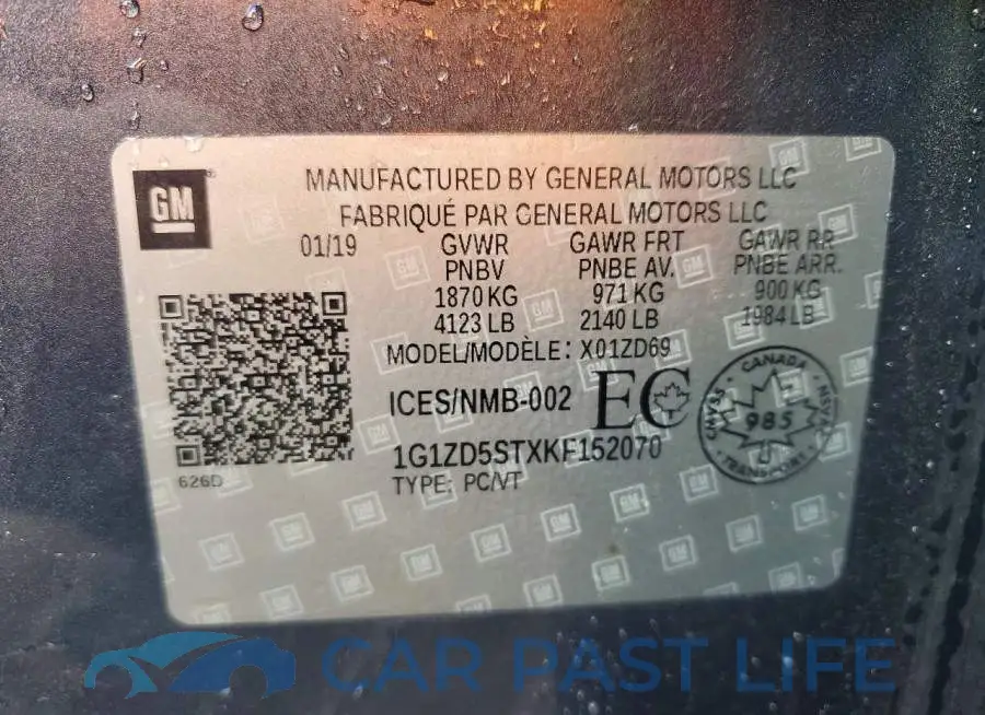 1G1ZD5STXKF152070# 12